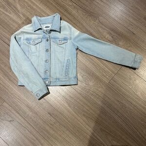 Old Navy Girls Denim Jacket (Light Wash) Size: Large (10-12)